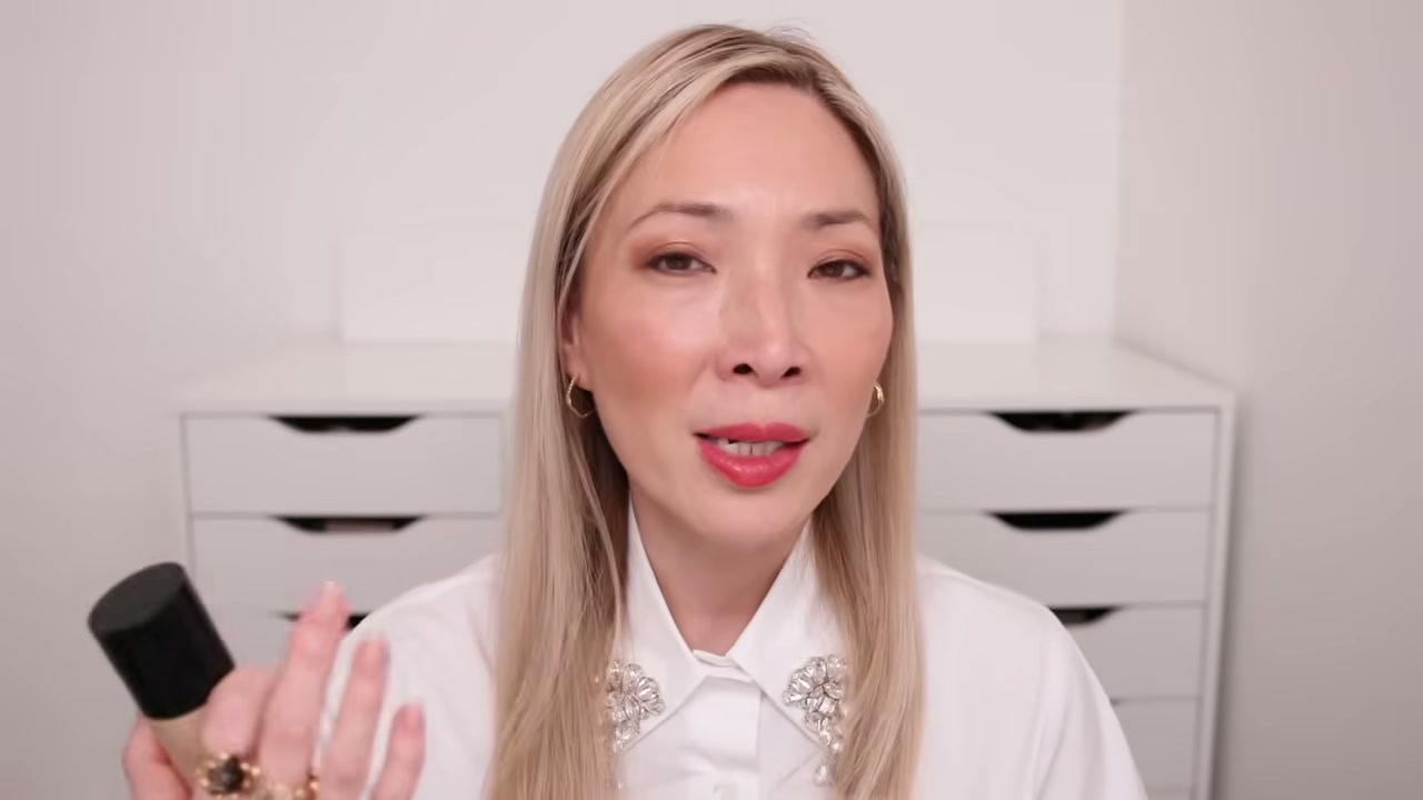 @themichelewang reviewing Armani Beauty Luminous Silk Natural Glow Blurring Foundation at 38:35 in a YouTube Shorts video
