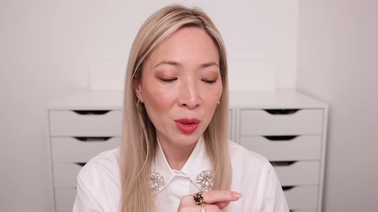 @themichelewang reviewing Marc Jacobs Legally Bronze Blurring Powder Bronzer at 30:28 in a YouTube Shorts video