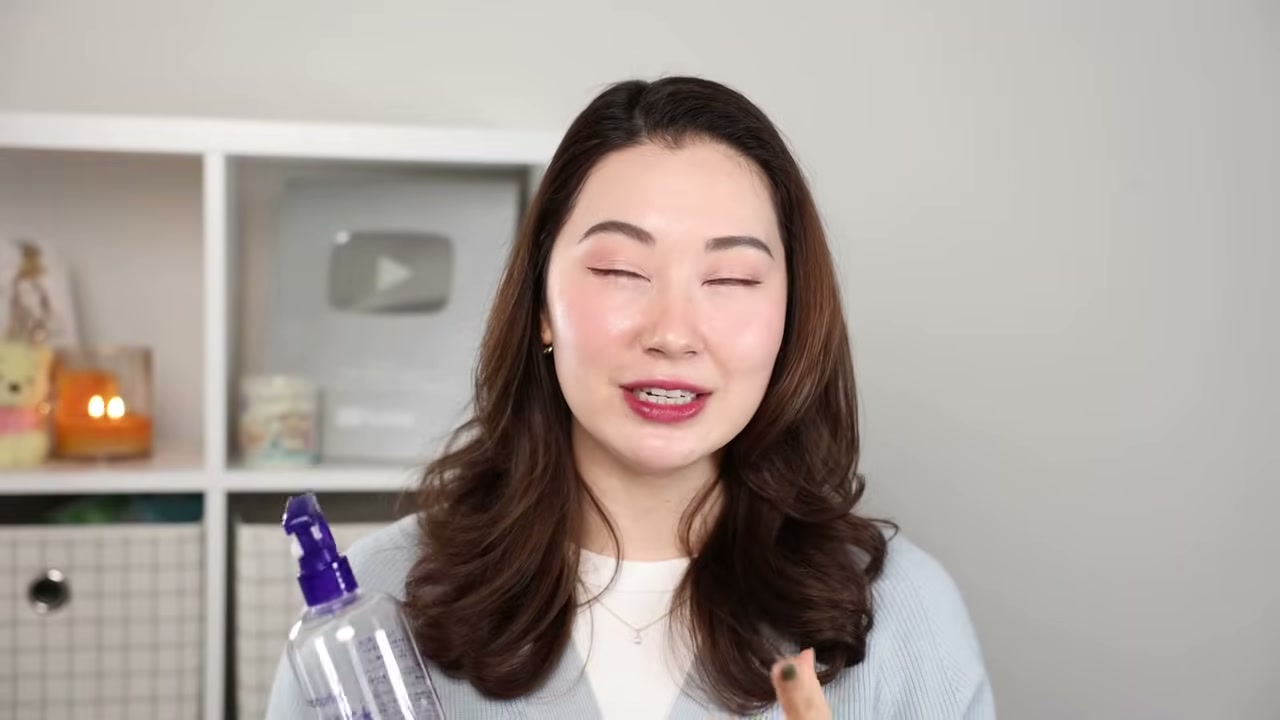 @tinatanakaharris reviewing Naturie Hatomugi Skin Conditioner at 07:04 in a YouTube Shorts video