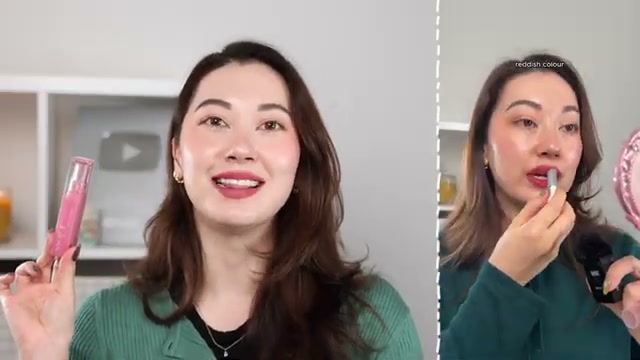 tinatanakaharris mentioning Romand Glasting Color Gloss at 14:13 in their YouTube video