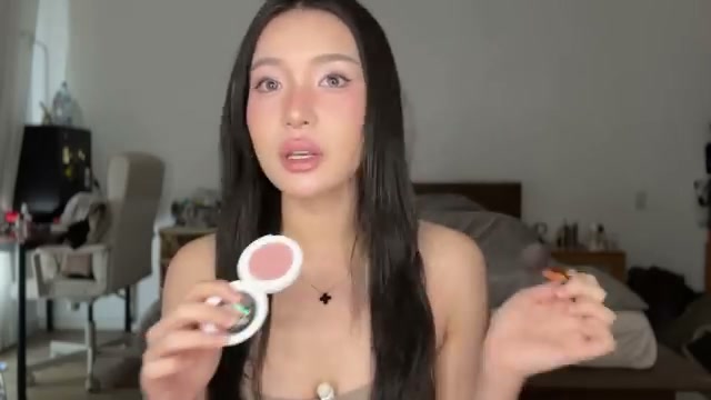 @tonisia reviewing Careline Oil Control Blush on at 06:37 in a YouTube Shorts video