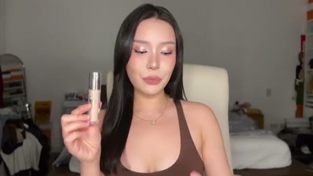 @tonisia reviewing Lovely Causmetics Concealer at 12:35 in a YouTube Shorts video