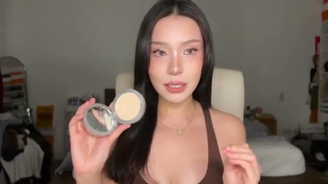 @tonisia reviewing Lovely Causmetics Finishing Powder at 15:51 in a YouTube Shorts video