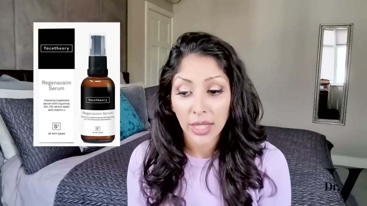 @vanitarattan reviewing Face Theory Regina Calm at 15:57 in a YouTube Shorts video