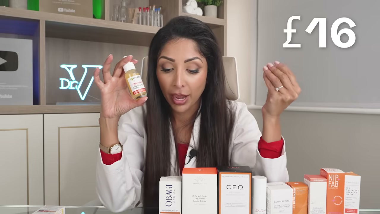 @vanitarattan reviewing Garnier Brightening Serum at 19:01 in a YouTube Shorts video