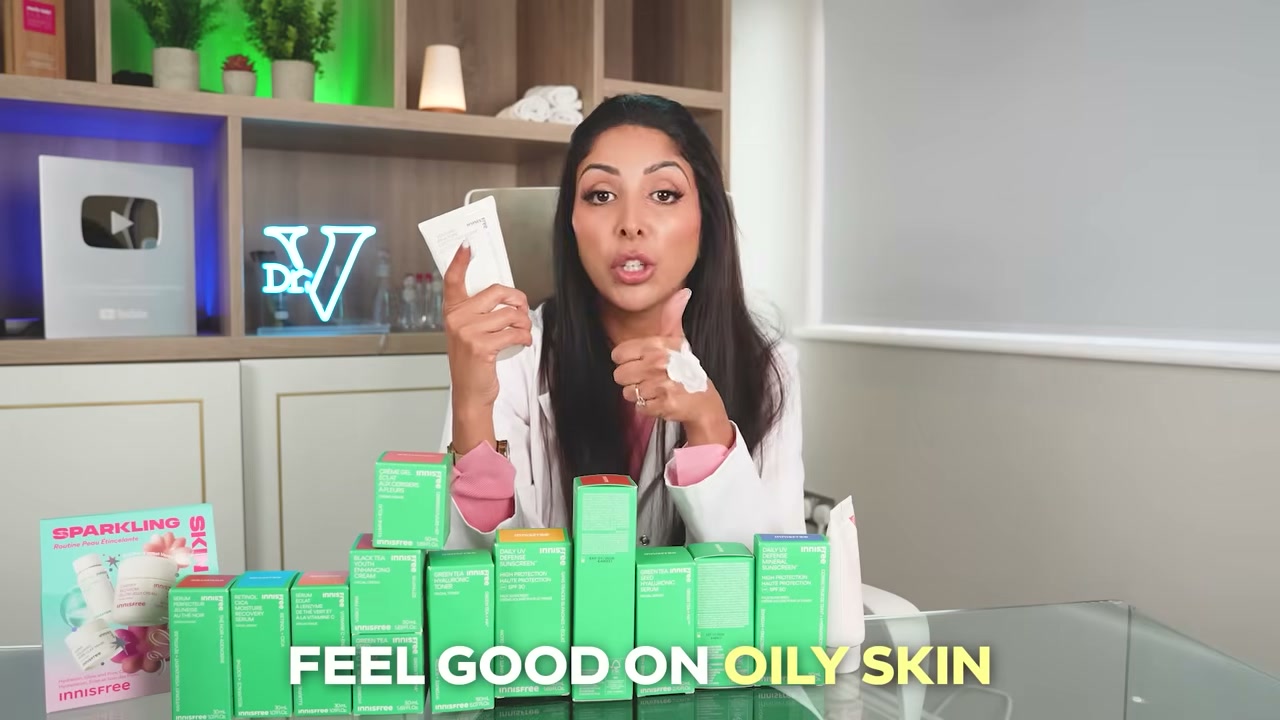 @vanitarattan reviewing innisfree Volcanic BHA Pore Cleansing Foam at 07:55 in a YouTube Shorts video