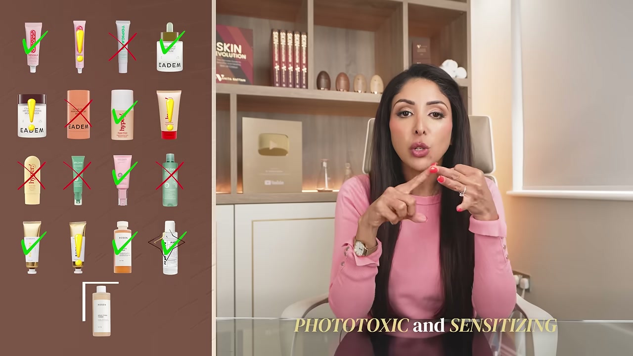 @vanitarattan reviewing Rosen Gold Tides Toner at 15:31 in a YouTube Shorts video