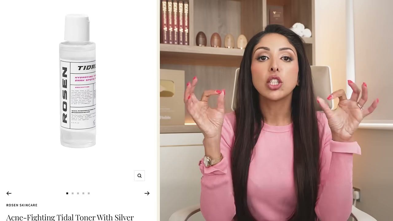 @vanitarattan reviewing Rosen Tidal Toner at 15:19 in a YouTube Shorts video