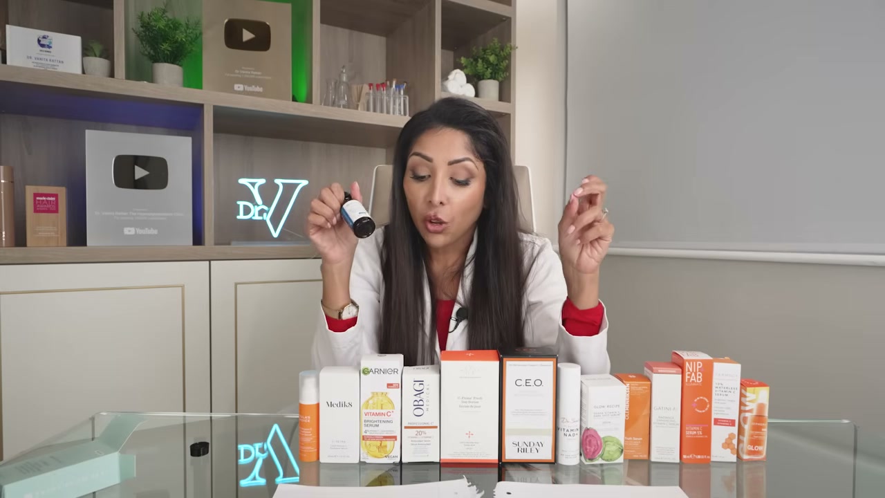 @vanitarattan reviewing SkinCeuticals C E Ferulic at 14:09 in a YouTube Shorts video