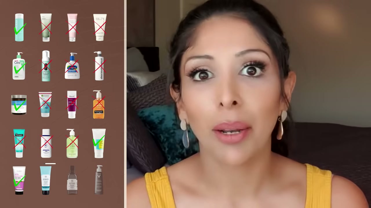 @vanitarattan reviewing The Body Shop Seaweed Pore Cleansing Exfoliator at 30:14 in a YouTube Shorts video