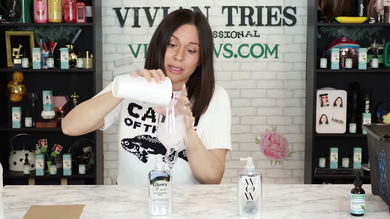 Hair Straightening Spray
