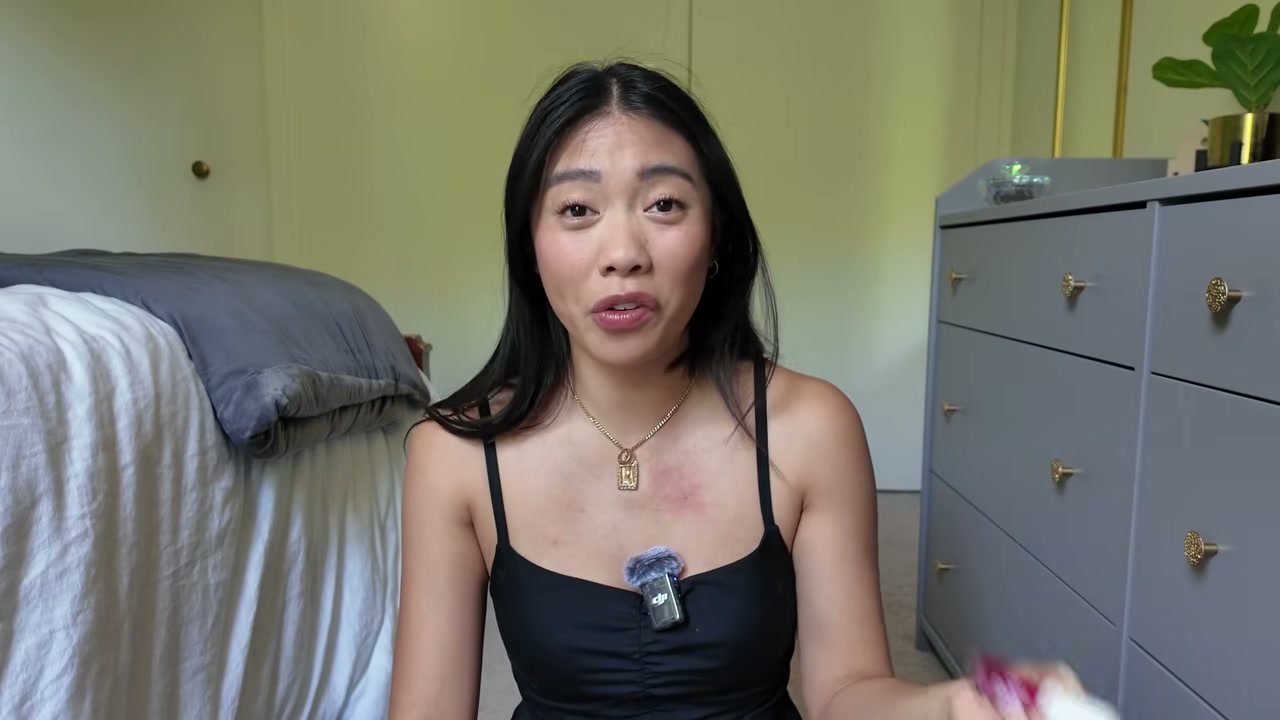 @vivnguyenbeauty reviewing Benefit Cosmetics Benetint Lip & Cheek Stain at 07:59 in a YouTube Shorts video
