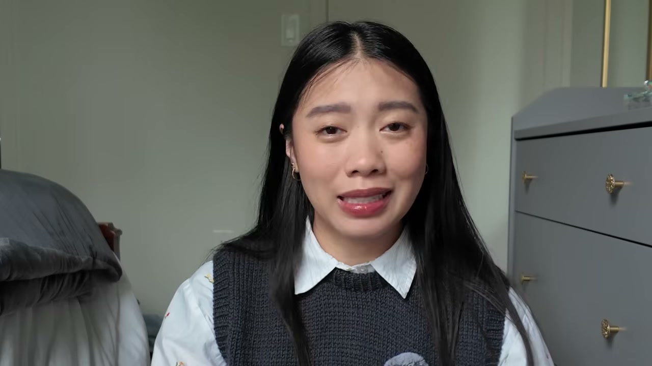 @vivnguyenbeauty reviewing Benefit Cosmetics Benetint Lip & Cheek Stain at 03:17 in a YouTube Shorts video
