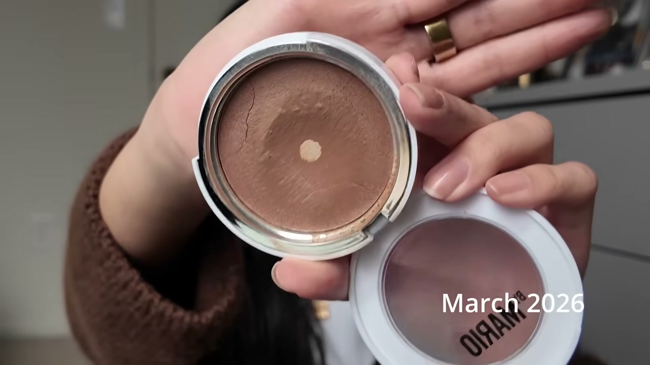 @vivnguyenbeauty reviewing MAKEUP BY MARIO SoftSculpt Transforming Skin Enhancer at 02:20 in a YouTube Shorts video