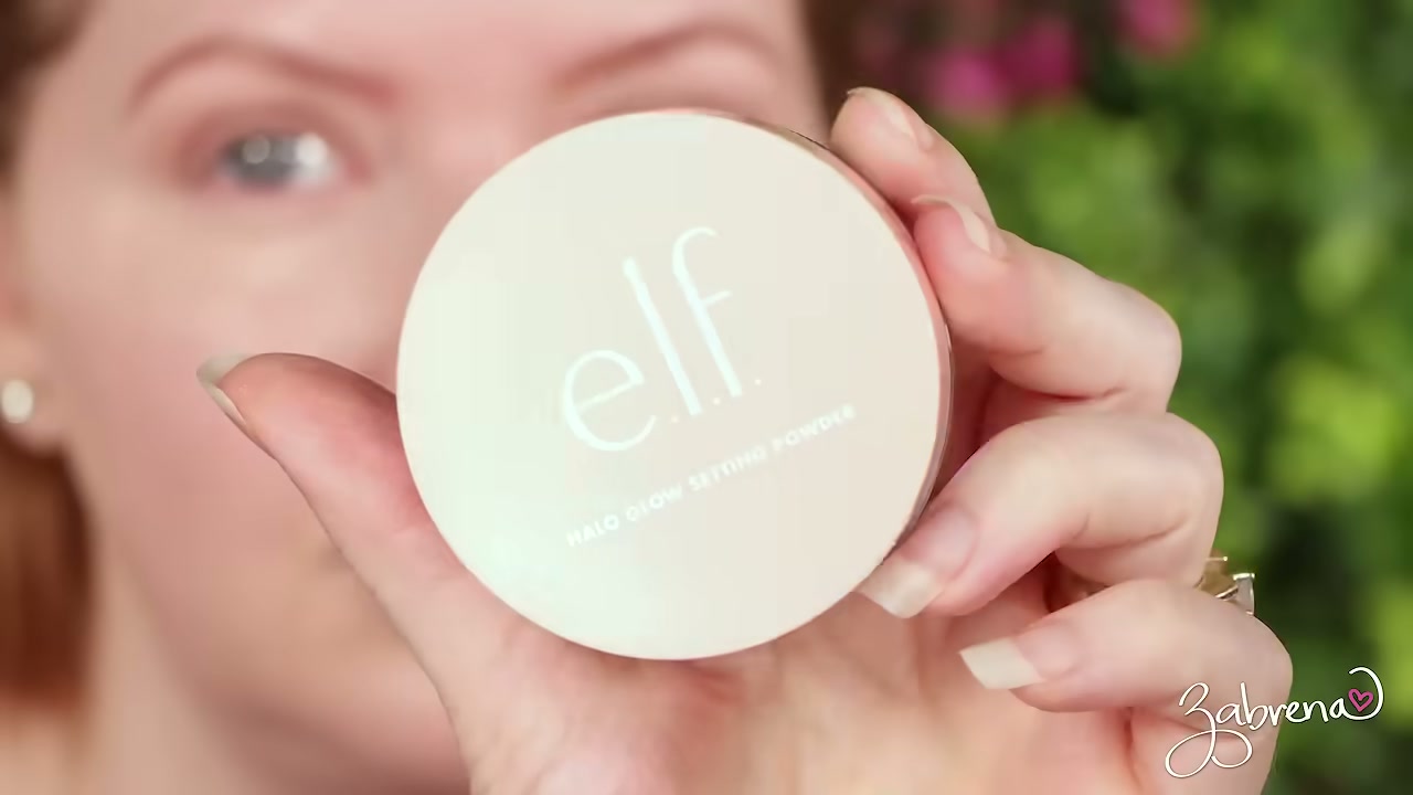 @zabrena reviewing e.l.f. Cosmetics Halo Glow Setting Powder at 07:29 in a YouTube Shorts video