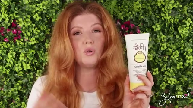 @zabrena reviewing Sun Bum Moisturizing After Sun Cool Down Lotion at 06:02 in a YouTube Shorts video